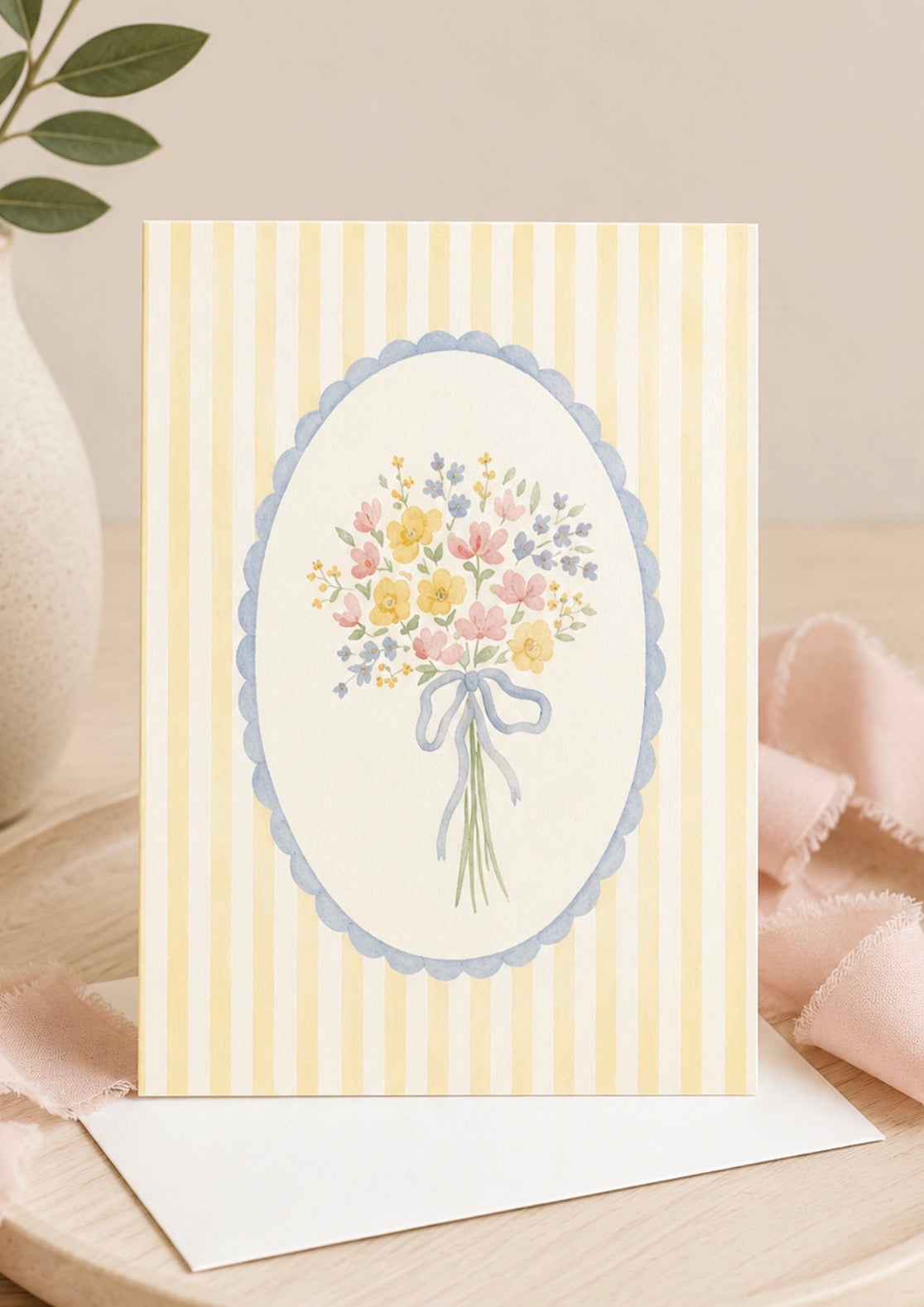 Floral greeting card-10 pack